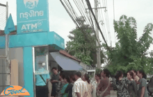 บรรยากาศจองซื้อสลากฯ