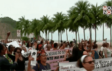 หญิงบราซิลเดินขบวนเรียกร้องสิทธิ