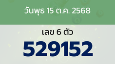 หวยลาว งวดวันพุธ 15 ตุลาคม 2568