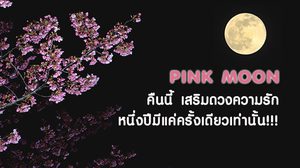ใครอยู่ญี่ปุ่นห้ามพลาด Pink Moon เพื่อเสริมดวงความรัก คืนนี้!!!