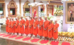 ​“12 หมูป่า” เข้าพิธีอุปสมบทวัดพระธาตุดอยตุง