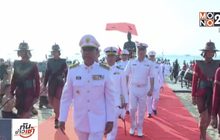 ทร.อัญเชิญพระบรมรูปพระเจ้าตาก มุ่งหน้าหาดบางแสน
