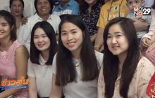 “เมย์ รัชนก” ทำบุญบ้านหลังใหม่ให้พ่อแม่