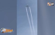 เครื่องบินเดลตาขัดข้องปล่อยน้ำมันทิ้งเหนือโรงเรียนในแอลเอ