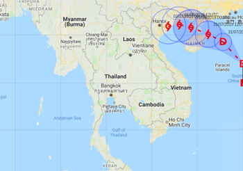 อุตุฯ ประกาศเตือน พายุดีเปรสชัน 31 ก.ค. – 3 ส.ค. 62 ภาคเหนือ-อีสานมีฝนหนัก