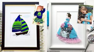 คุณแม่สุดครีเอท!! สร้างผลงานเลอค่า ด้วยเสื้อผ้าวัยเด็กของลูกๆ ระลึกวันวานแห่งความรัก