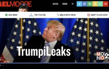 “ไมเคิล มัวร์” เปิดเว็บไซต์ “TrumpiLeaks”