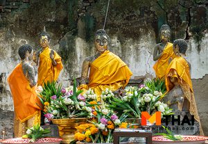 ขอพรการงาน เปิดทางชีวิต วัดมะขามโพลง วัดดัง อยุธยา