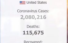 คาดยอดผู้เสียชีวิตโควิดในสหรัฐฯ อาจแตะ 2 แสนคน