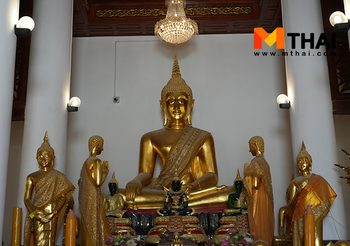 กราบพระพุทธอนันตชินราช ชมโบสถ์มหาอุด วัดหันตรา อยุธยา