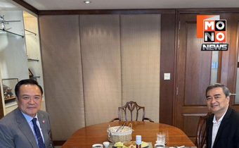 อนุทินเลี้ยงข้าวอภิสิทธิ์ คุยแลกเปลี่ยน ได้ข้อแนะนำการเมือง