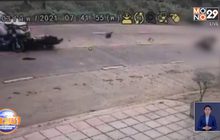 สุดเศร้า รถยนต์กลับรถกระชั้นชิด ช่างภาพทีวีเบรกไม่ทันพุ่งชนเสียชีวิต