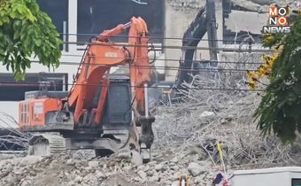 “รองผู้ว่าฯ กทม.” เผย เช้านี้ลดยอดความสูงซากตึกถล่มเหลือ 14 เมตรแล้ว – ปรับแผนค้นหา ให้จนท.เดินเท้าใช้ถังออกซิเจนเข้าไปตัดเหล็ก