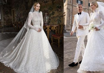 เลดี้ คิตตี้ สเปนเซอร์ สวมชุดเจ้าสาว Dolce & Gabbana เข้าพิธีแต่งงานกับมหาเศรษฐีวัย 62