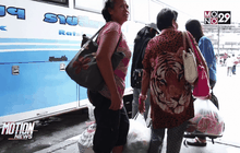 บรรยากาศการเดินทางหลังสงกรานต์ที่หมอชิต