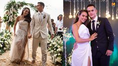 5 ชุดแต่งงาน เทย่า โรเจอร์ส เน้นสวยแบบเรียบหรู แต่แฝงดีเทลไว้ทุกชุด