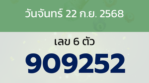 หวยลาว งวดวันจันทร์ 22 กันยายน 2568