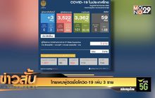 ไทยพบผู้ติดเชื้อโควิด-19 เพิ่ม 3 ราย