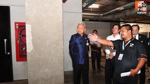 สาเหตุเกิดจากน้ำขัง! “ประธานโสภณ” นำทีมตรวจรัฐสภา แจงภาพน้ำขัง-ขยะลอย เป็นขั้นตอนการทำความสะอาด หลังฝนตกหนัก
