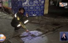 ตะแกรงฝ่าท่อชำรุดเด็กพลาดเหยียบ เย็บ 7 เข็ม