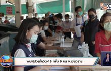 พบผู้ป่วยโควิด-19 เพิ่ม 9 คน จ.เชียงราย