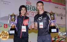 นักวิ่งอดีตทีมชาติคว้าแชมป์จอมบึงมาราธอน