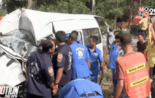 รถตู้โดยสารชนท้ายรถบรรทุกสิบล้อ เสียชีวิต 1 คน