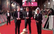 เจ้าชายวิลเลียม-แฮร์รี เสด็จรอบปฐมทัศน์ “The Last Jedi”