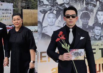 “อั้ม อธิชาติ” ควงคุณแม่ร่วมพิธีสดุดีวีรชนทหารผ่านศึก ซาบซึ้งวีรชนผู้เสียสละเพื่อชาติ