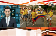 โคลอมเบียเดินขบวนประท้วงเวเนซุเอา