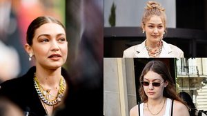 แฟชั่นสไตล์ Gigi Hadid กับ สร้อยคอสุดโปรด มีเส้นเดียวใส่ได้ทุกวัน!!