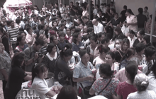 รพ.มหาสารคาม ตั้งโรงทานฟรี! บริการประชาชน