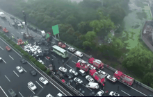 อุบัติเหตุรถชนกันกว่า 20 คันในจีน