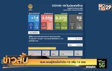 ศบค.พบผู้ติดเชื้อโควิด-19 เพิ่ม 14 ราย