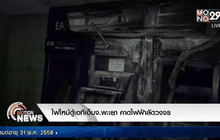 ไฟไหม้ตู้เอทีเอ็มจ.พะเยา คาดไฟฟ้าลัดวงจร
