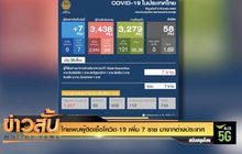 ไทยพบผู้ติดเชื้อโควิด-19 เพิ่ม 7 ราย มาจากต่างประเทศ