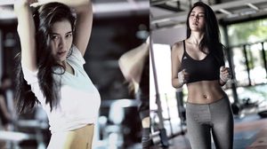 ท่ากระชับต้นขา ของนางเอก ไอซ์ ปรีชญา โดยเทรนเนอร์ Forcejun 