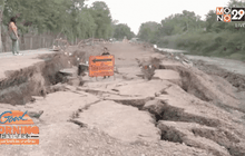 สั่งปิดถนนเลียบคลอง 14 ทรุดครั้งที่ 2