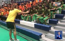 ลูกยางสาวไทยเปิดคลินิกสอนเยาวชน ก่อนบู๊วอลเลย์บอล อินวิเตชั่น