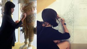 เหนื่อยนี้เพื่อทูลกระหม่อมตา คุณใหม่ สิริกิติยา ถวายงานก่อสร้างพระเมรุมาศ