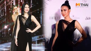 ลุคไหนที่ใช่! นิ้ง โศภิดา ใส่ชุดเดียวกับวันรับมง ออกงานแฟชั่นโชว์