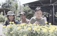 ประชาชนแห่ซื้อต้นดาวเรือง ร่วมแสดงความอาลัย