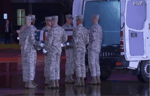 ร่างทหารอเมริกันที่เสียชีวิตในอัฟกานิสถาน