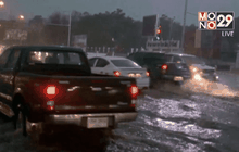 พายุฝน-ลูกเห็บ ถล่มบุรีรัมย์ไฟดับทั้งเมือง