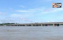 ฝนตก จ.อุบลฯ แม่น้ำมูลเพิ่มสูงขึ้น