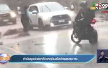 กำนันรุดช่วยเหลือเหตุดินสไลด์จนขวางทาง