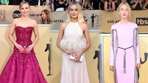 สลัดชุดดำทิ้ง ก่อนรวมพลังหญิงอีกครั้งในงานพรมแดง SAG Awards 2018