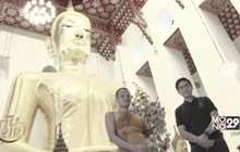 สักการะหลวงพ่อโต วัดไชโยวรวิหาร จ.อ่างทอง
