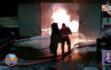 เพลิงไหม้บ่อน้ำมันในโรงงานอุตสาหกรรม จ.สมุทรปราการ