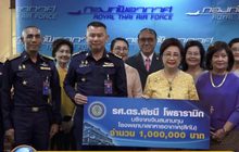 รศ.ดร.พิชนี มอบเงิน 2 ล้าน สมทบทุนมูลนิธิโรงพยาบาลภูมิพลอดุลยเดช